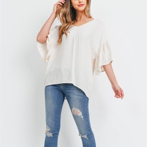 Nude Boho Style top - Picture 4 of 10